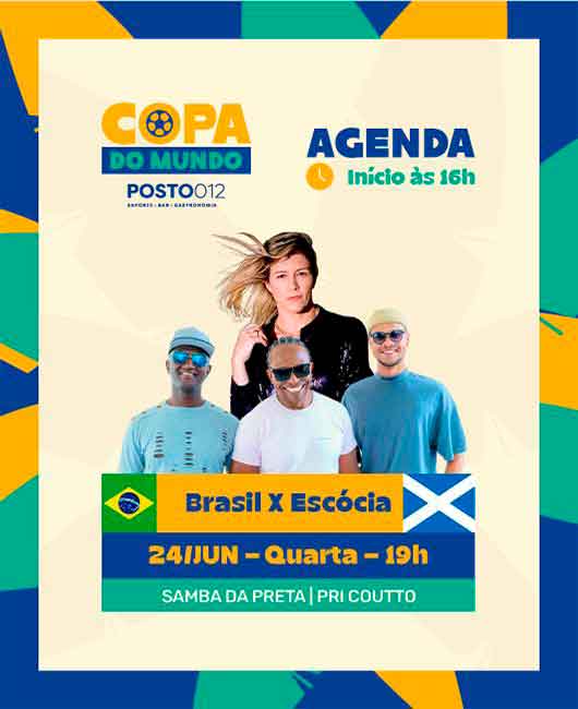 COPA DO MUNDO - TORCIDA POSTO 012 - BRASIL X ESCÓCIA